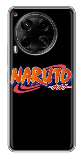 Силиконовый чехол с изображением "Надпись Naruto" для Tecno Camon 30 (CL6)