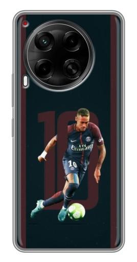 Силиконовый чехол с изображением "Неймар 10" для Tecno Camon 30 (CL6)