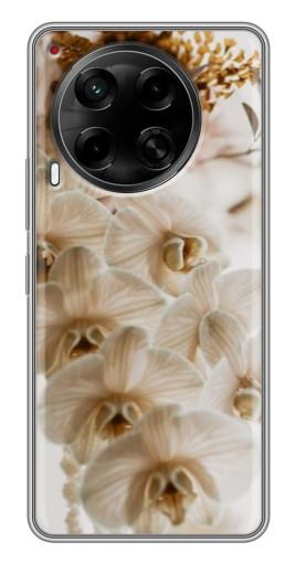 Силиконовый чехол с изображением "Нежная орхидея" для Tecno Camon 30 (CL6)
