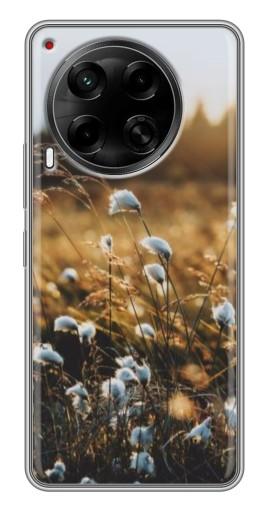 Чехол с картинкой "Нежные полевые цветы" для Tecno Camon 30 (CL6)