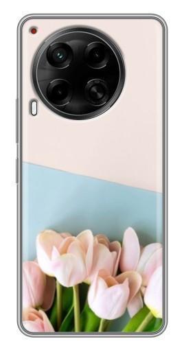 Чехол с принтом "Нежные тюльпаны" для Tecno Camon 30 (CL6)