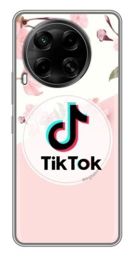 Чехол с принтом "Нежный принт" для Tecno Camon 30 (CL6)