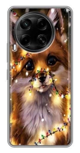 Чехол с печатью "Новогодний лесенок" для Tecno Camon 30 (CL6)