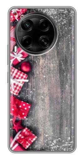 Чехол с печатью "Подарочный фон" для Tecno Camon 30 (CL6)