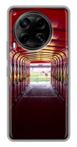 Силиконовый чехол с изображением "Подтрибунная с Олд Трафорд" для Tecno Camon 30 (CL6)