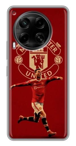 Чехол с принтом "Ronaldo в МЮ" для Tecno Camon 30 (CL6)