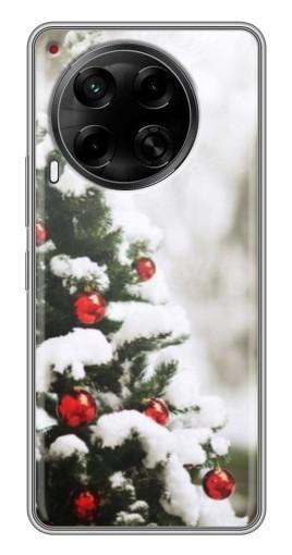 Силиконовый чехол с изображением "Рождественская елка" для Tecno Camon 30 (CL6)