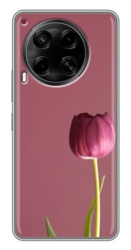 Чехол с печатью "Розовый тюльпан" для Tecno Camon 30 (CL6)