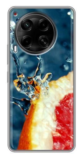 Силиконовый чехол с изображением "Сочный грейпфрут" для Tecno Camon 30 (CL6)
