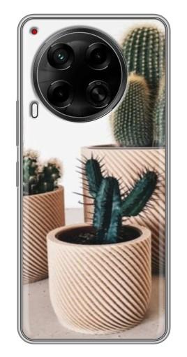 Чехол с печатью "стильные кактусы" для Tecno Camon 30 (CL6)
