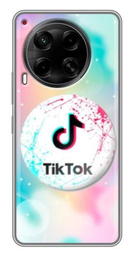 Чехол с печатью "TikTok принт" для Tecno Camon 30 (CL6)