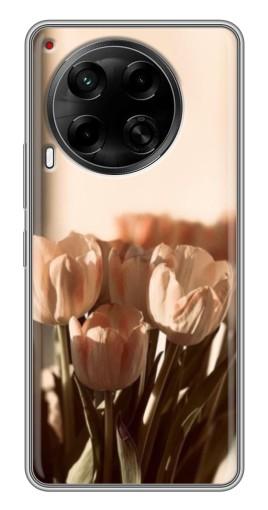 Силиконовый чехол с изображением "Тюльпаны на солнце" для Tecno Camon 30 (CL6)