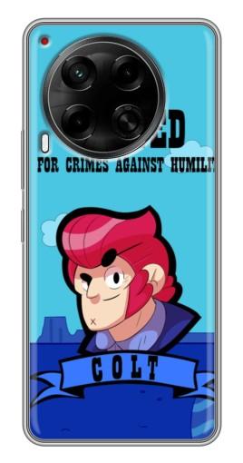 Чехол с принтом "WANTED COLT" для Tecno Camon 30 (CL6)