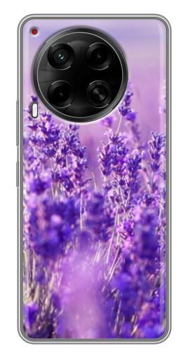 Силиконовый чехол с изображением "Яркая лаванда" для Tecno Camon 30 (CL6)
