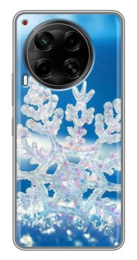Чехол с принтом "Яркая снежинка" для Tecno Camon 30 (CL6)