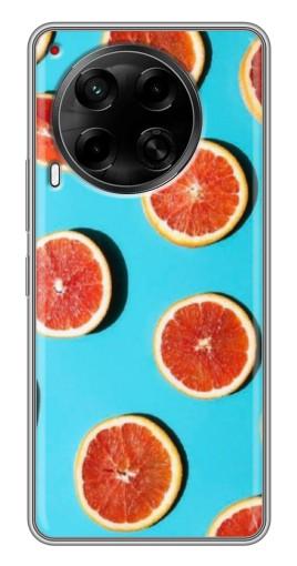Чехол с печатью "Яркие грейпфруты" для Tecno Camon 30 (CL6)