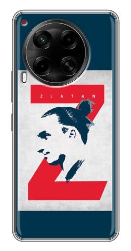 Силиконовый чехол с изображением "Zlatan" для Tecno Camon 30 (CL6)