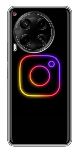 Силиконовый чехол с изображением "Значок Инсты" для Tecno Camon 30 (CL6)