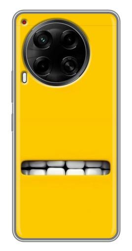 Силиконовый чехол с изображением "Зубы миньона" для Tecno Camon 30 (CL6)