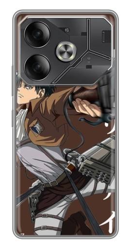 Чехол с картинкой "Ackermankerman levi" для Tecno Pova 6