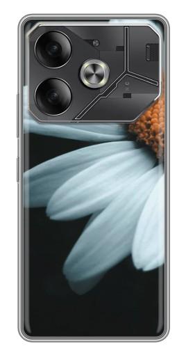 Силиконовый чехол с изображением "Белая ромашка" для Tecno Pova 6