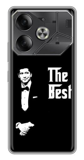 Чехол с печатью "Best Футболист" для Tecno Pova 6