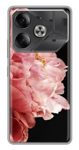 Чехол с картинкой "Большой пион " для Tecno Pova 6