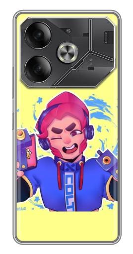 Чехол с картинкой "Colt Anime" для Tecno Pova 6