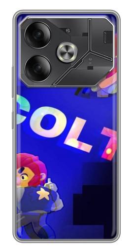 Чехол с печатью "Colt шпион" для Tecno Pova 6