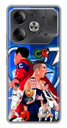 Силиконовый чехол с изображением "CR7" для Tecno Pova 6