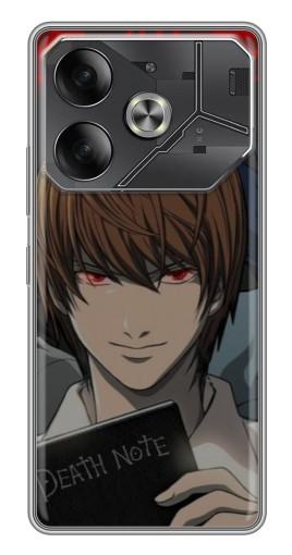 Силиконовый чехол с изображением "Death Note" для Tecno Pova 6