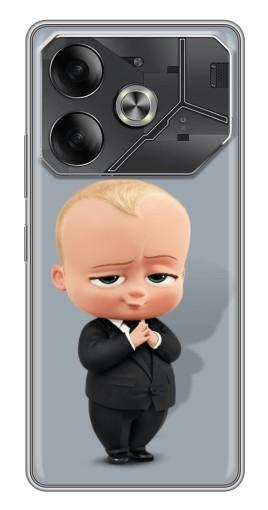 Чехол с принтом "Деловой ребенок" для Tecno Pova 6