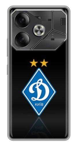 Чехол с принтом "Динамо Киев логотип" для Tecno Pova 6