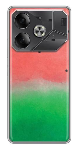 Чехол с картинкой "Дизайн арбуза" для Tecno Pova 6