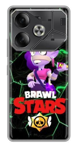 Силиконовый чехол с изображением "Emz Brawl Stars" для Tecno Pova 6