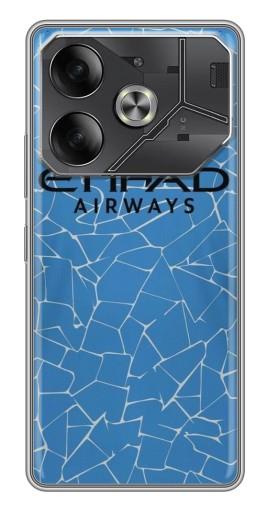 Чехол с картинкой "Форма Манчестер Сити" для Tecno Pova 6