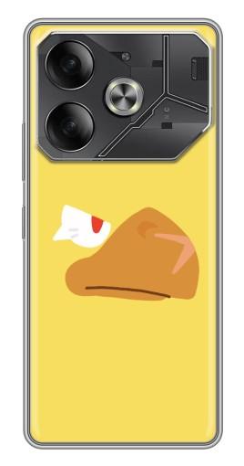 Чехол с картинкой "Gold Crow" для Tecno Pova 6