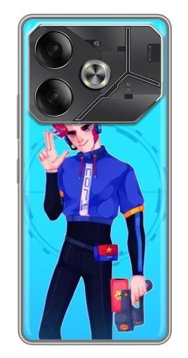 Силиконовый чехол с изображением "Гвардеец Кольт" для Tecno Pova 6