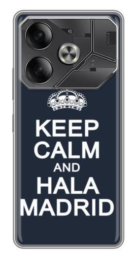 Чехол с принтом "Hala Madrid" для Tecno Pova 6
