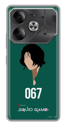Чехол с картинкой "Игрок 067" для Tecno Pova 6