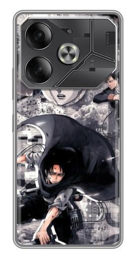Чехол с картинкой "Коллаж Леви" для Tecno Pova 6