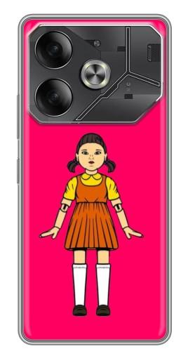 Чехол с печатью "Кукла" для Tecno Pova 6
