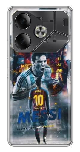 Чехол с принтом "Легендарный Месси" для Tecno Pova 6