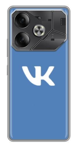 Чехол с печатью "Лого ВК" для Tecno Pova 6