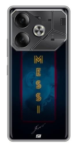 Чехол с принтом "Логотип Месси" для Tecno Pova 6