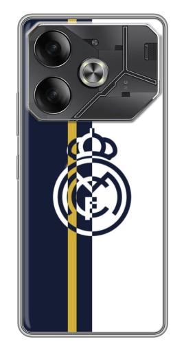 Чехол с принтом "Логотип Real" для Tecno Pova 6