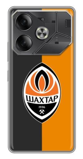 Силиконовый чехол с изображением "Логотип Шахтера" для Tecno Pova 6
