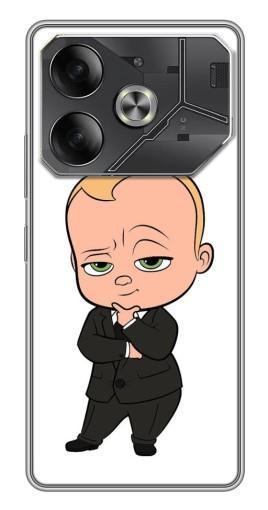 Чехол с принтом "Маленький Босс" для Tecno Pova 6