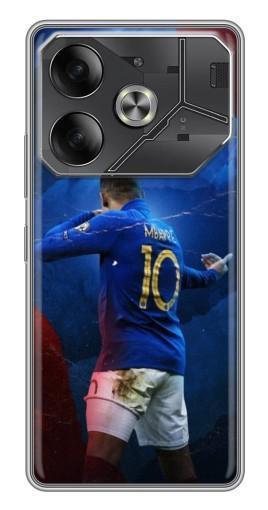 Чехол с печатью "Мбаппе в Франции" для Tecno Pova 6