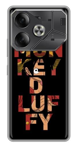 Чехол с картинкой "Monky d Luffy" для Tecno Pova 6